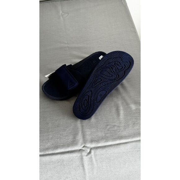 NEW sz 10 Adidas Pharrell Williams Navy Blue Chancletas HU Slides Mens FY6142 main image 8